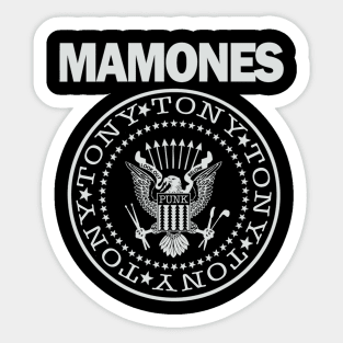 Tony Mamone (Mamones) Punk Band SINGLE SIDED Sticker